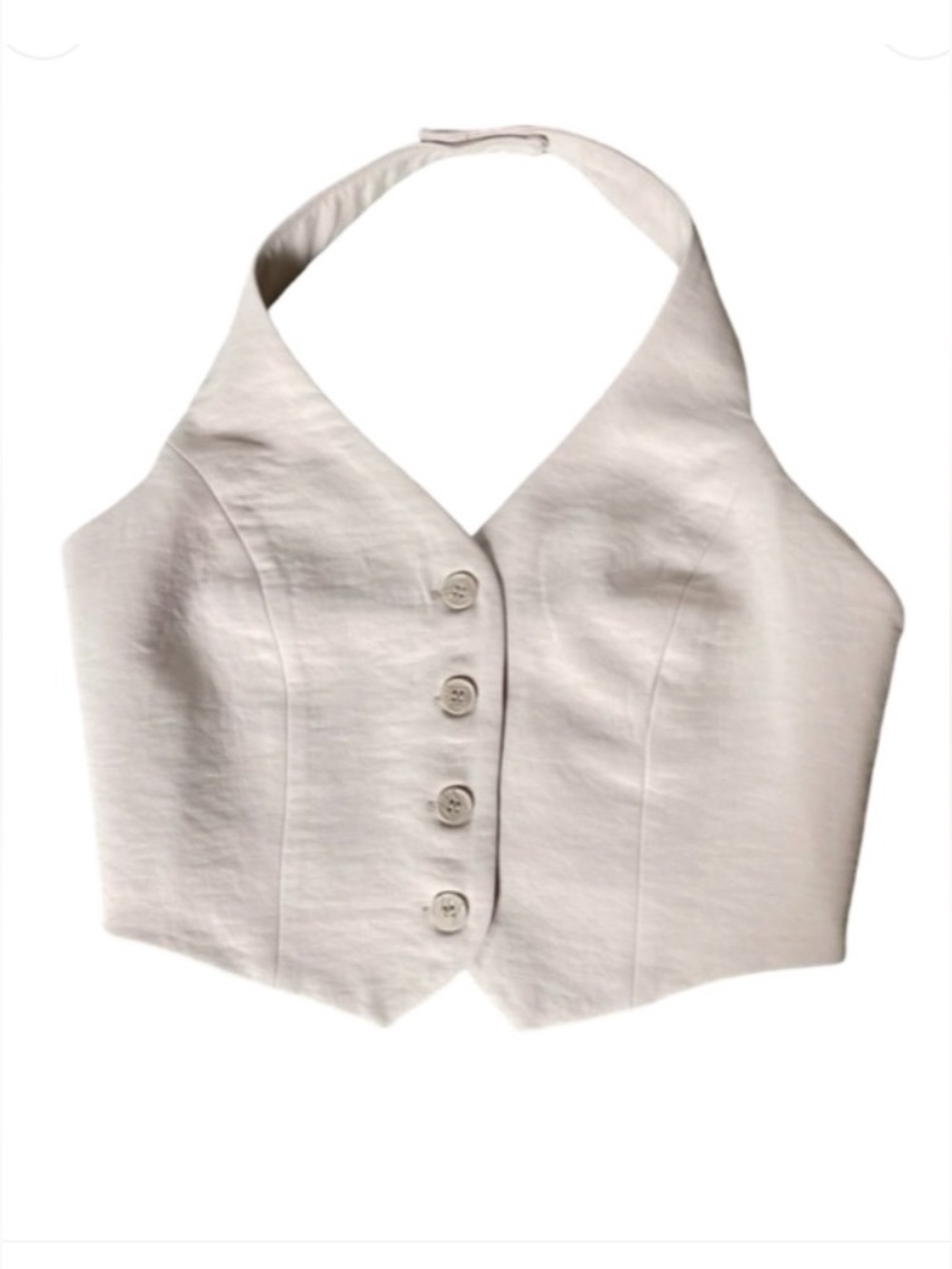Christian Lacroix Halter Vest Button Up Size 4  Like New - Picture 3 of 10